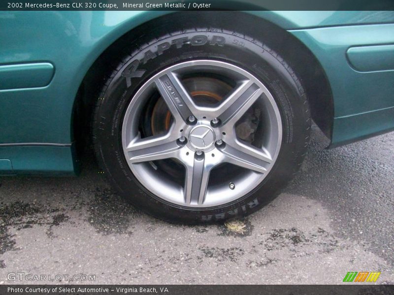 Mineral Green Metallic / Oyster 2002 Mercedes-Benz CLK 320 Coupe