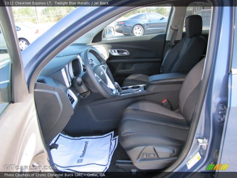 Twilight Blue Metallic / Jet Black 2012 Chevrolet Equinox LT