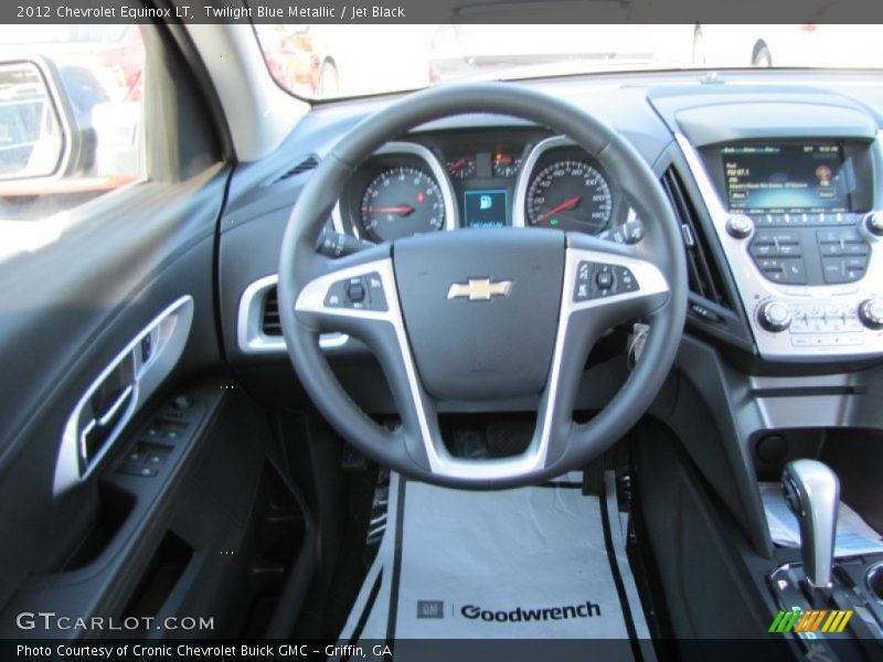 Twilight Blue Metallic / Jet Black 2012 Chevrolet Equinox LT