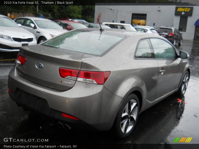Titanium / Black Sport 2010 Kia Forte Koup SX