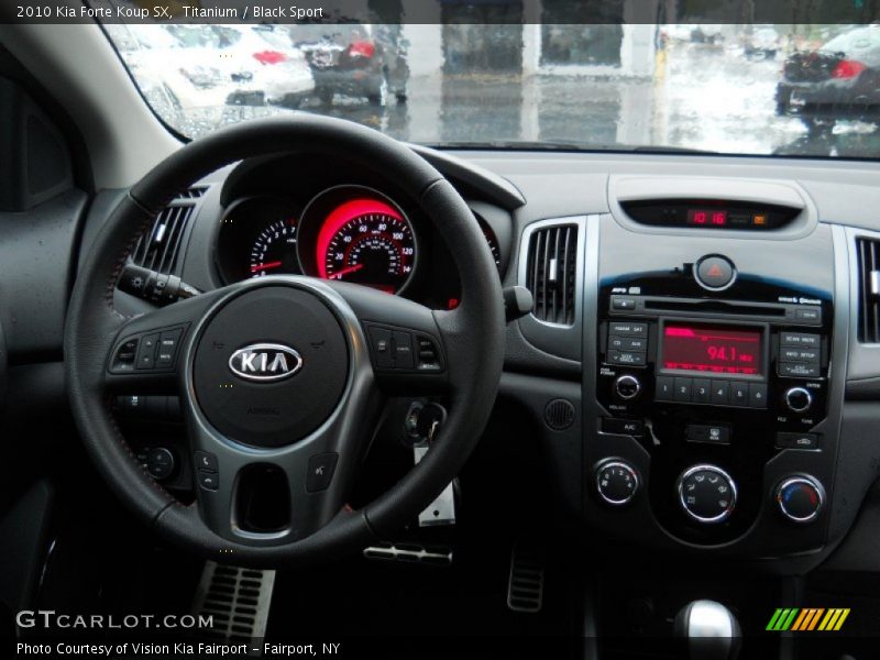 Titanium / Black Sport 2010 Kia Forte Koup SX