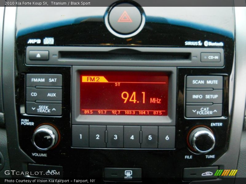 Titanium / Black Sport 2010 Kia Forte Koup SX