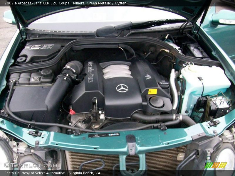 Mineral Green Metallic / Oyster 2002 Mercedes-Benz CLK 320 Coupe
