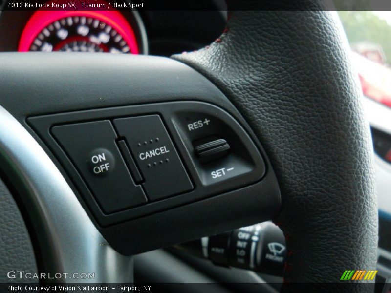 Titanium / Black Sport 2010 Kia Forte Koup SX