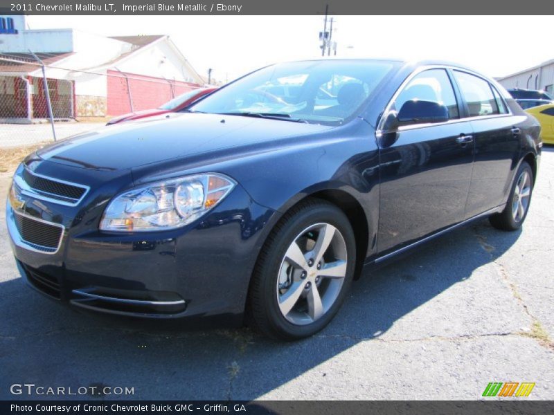 Imperial Blue Metallic / Ebony 2011 Chevrolet Malibu LT