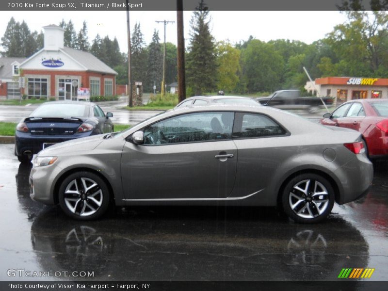 Titanium / Black Sport 2010 Kia Forte Koup SX