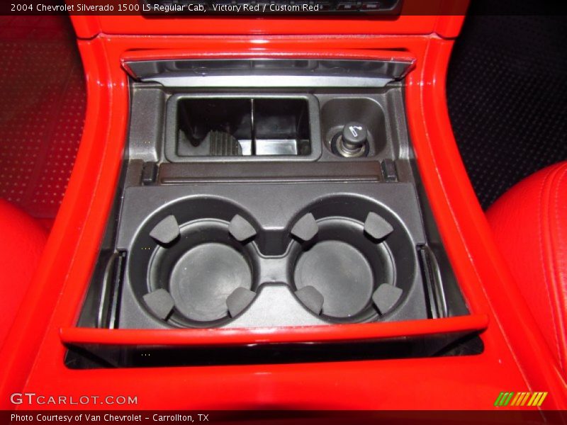 Victory Red / Custom Red 2004 Chevrolet Silverado 1500 LS Regular Cab