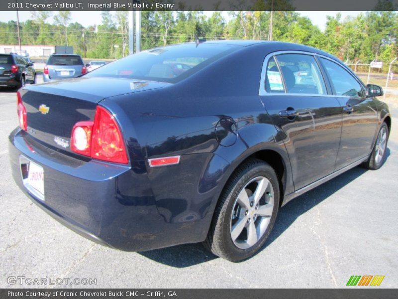 Imperial Blue Metallic / Ebony 2011 Chevrolet Malibu LT