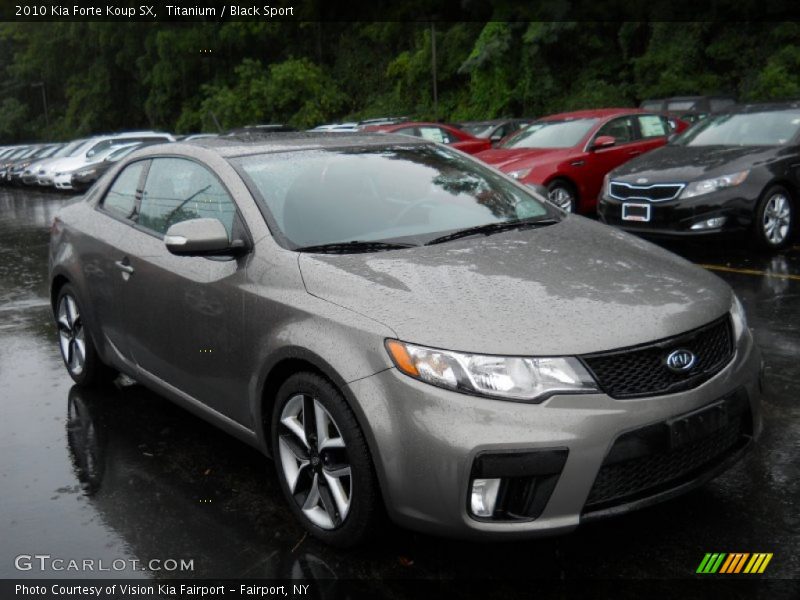 Titanium / Black Sport 2010 Kia Forte Koup SX