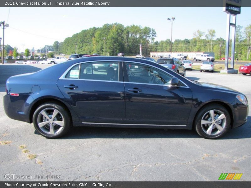 Imperial Blue Metallic / Ebony 2011 Chevrolet Malibu LT