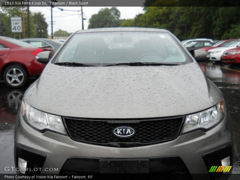 Titanium / Black Sport 2010 Kia Forte Koup SX