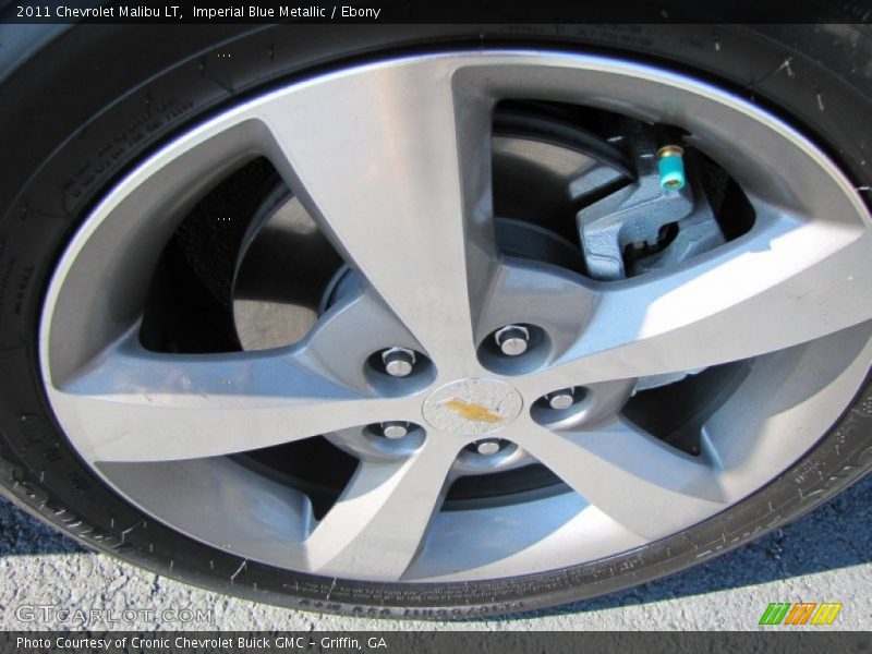 Imperial Blue Metallic / Ebony 2011 Chevrolet Malibu LT