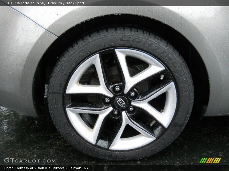 Titanium / Black Sport 2010 Kia Forte Koup SX
