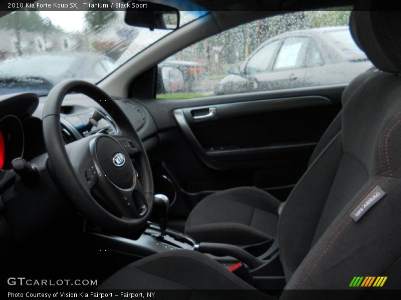 Titanium / Black Sport 2010 Kia Forte Koup SX