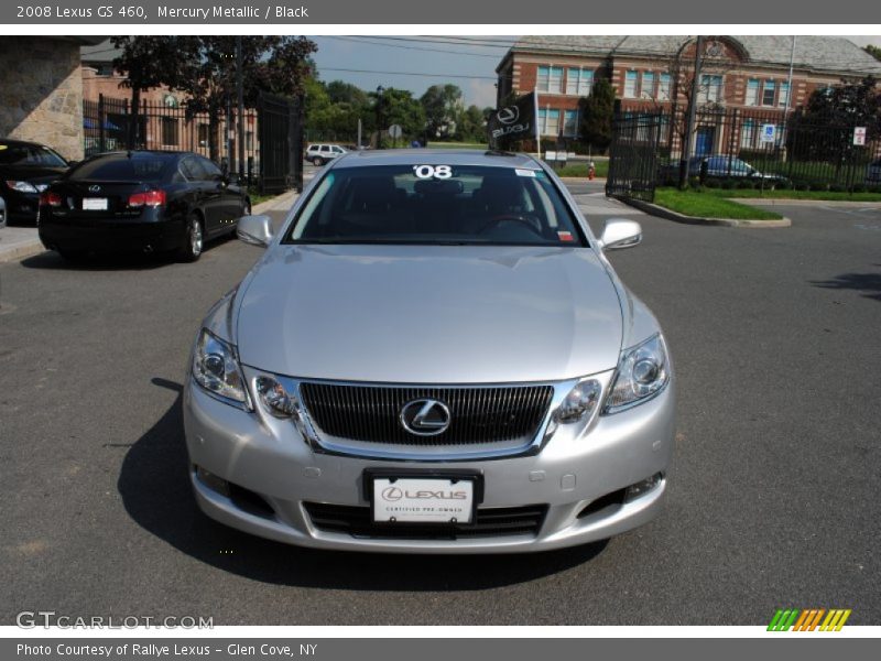 Mercury Metallic / Black 2008 Lexus GS 460