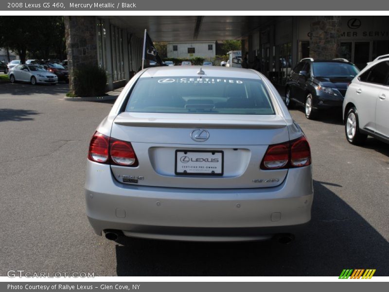 Mercury Metallic / Black 2008 Lexus GS 460