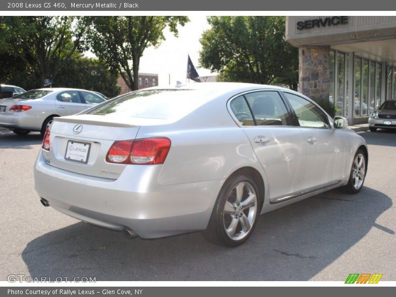 Mercury Metallic / Black 2008 Lexus GS 460