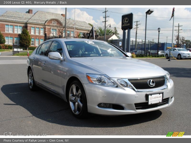 Mercury Metallic / Black 2008 Lexus GS 460