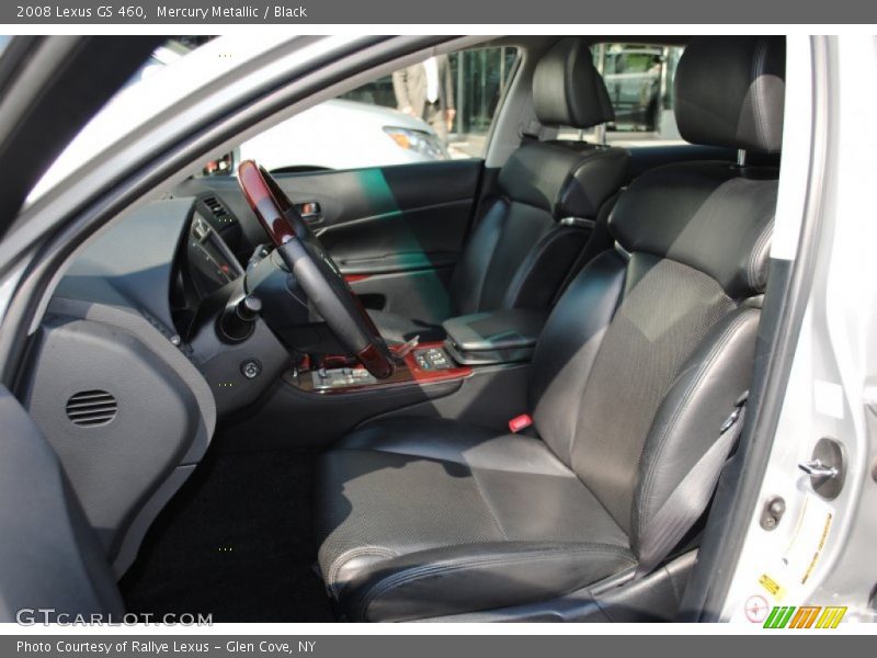 Mercury Metallic / Black 2008 Lexus GS 460