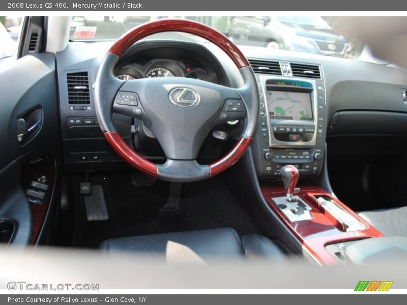 Mercury Metallic / Black 2008 Lexus GS 460