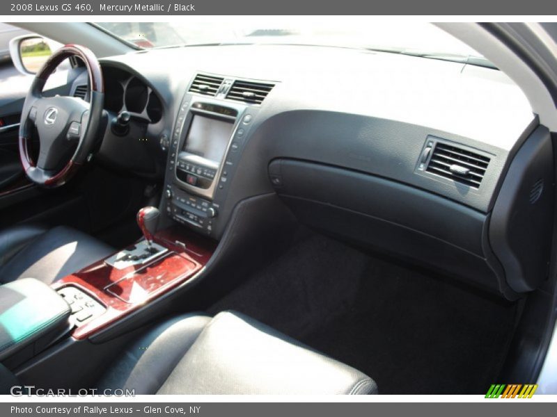 Mercury Metallic / Black 2008 Lexus GS 460