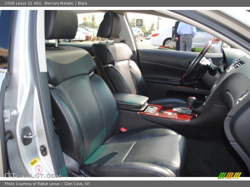 Mercury Metallic / Black 2008 Lexus GS 460