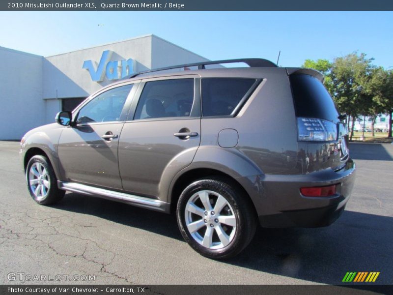 Quartz Brown Metallic / Beige 2010 Mitsubishi Outlander XLS