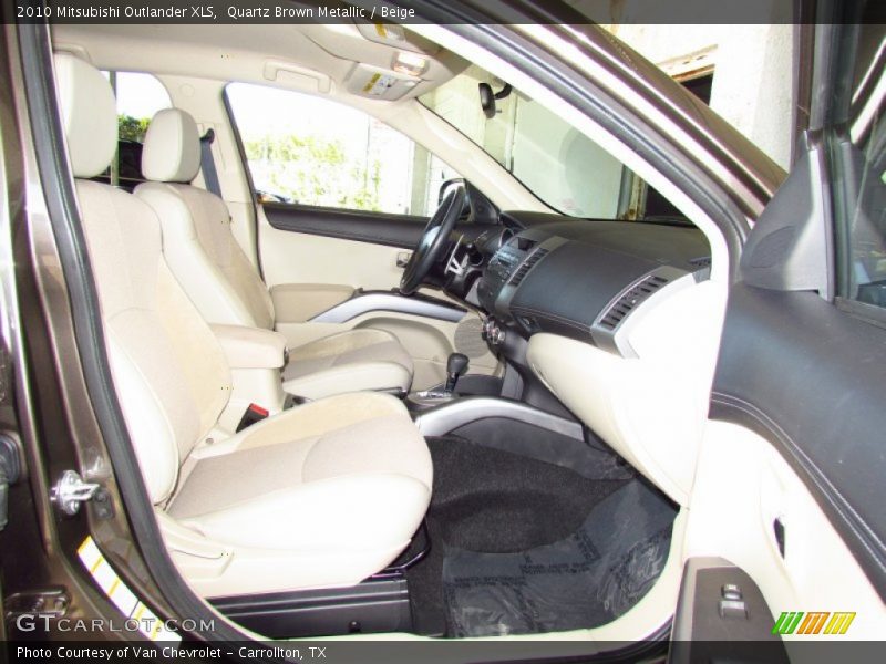 Quartz Brown Metallic / Beige 2010 Mitsubishi Outlander XLS