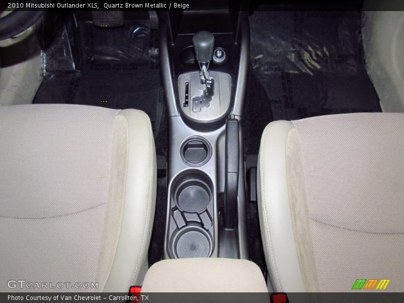 Quartz Brown Metallic / Beige 2010 Mitsubishi Outlander XLS