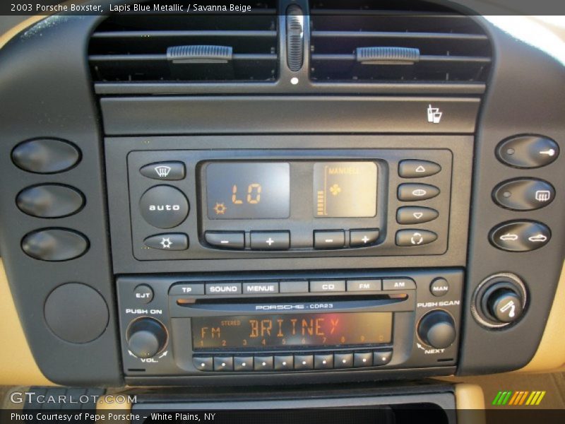 Lapis Blue Metallic / Savanna Beige 2003 Porsche Boxster