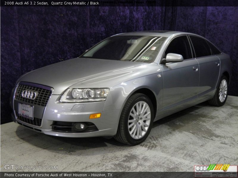 Quartz Grey Metallic / Black 2008 Audi A6 3.2 Sedan