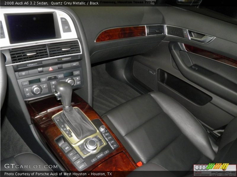 Quartz Grey Metallic / Black 2008 Audi A6 3.2 Sedan