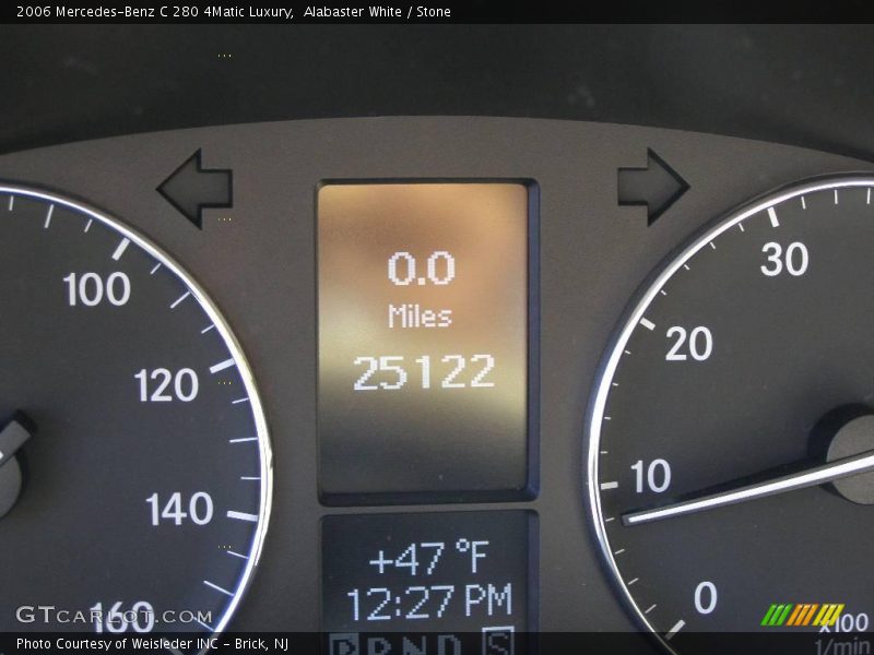 Alabaster White / Stone 2006 Mercedes-Benz C 280 4Matic Luxury