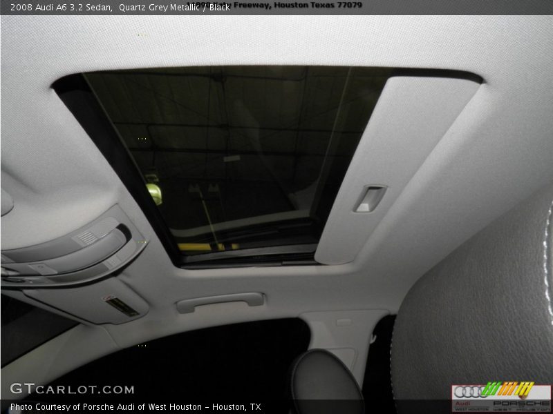 Quartz Grey Metallic / Black 2008 Audi A6 3.2 Sedan