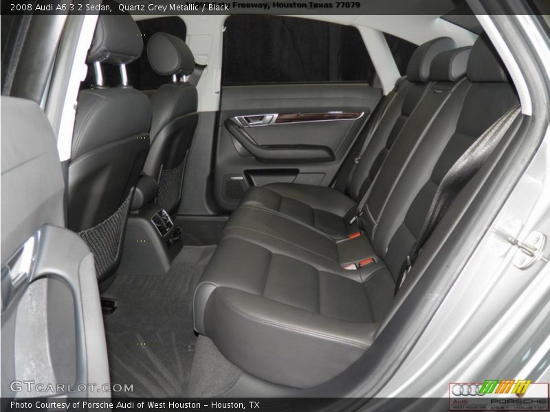 Quartz Grey Metallic / Black 2008 Audi A6 3.2 Sedan