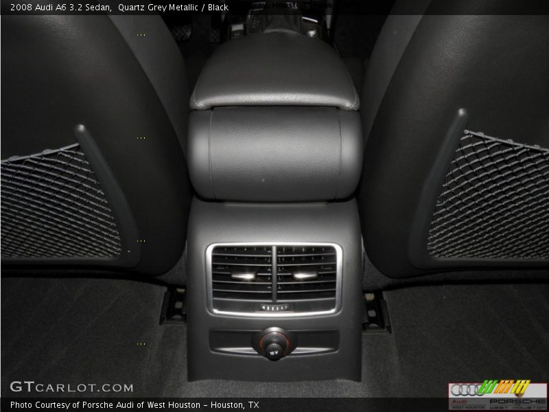 Quartz Grey Metallic / Black 2008 Audi A6 3.2 Sedan