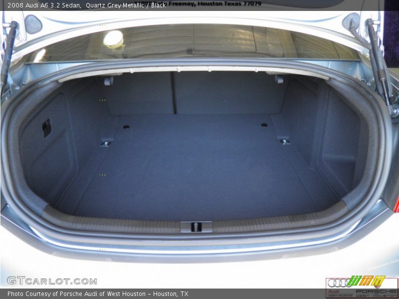 Quartz Grey Metallic / Black 2008 Audi A6 3.2 Sedan