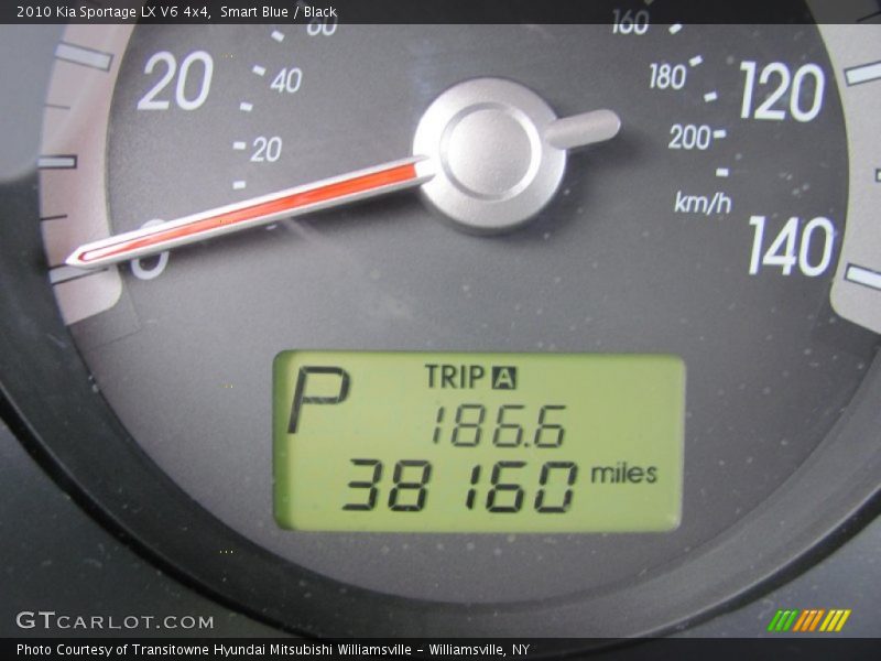 Smart Blue / Black 2010 Kia Sportage LX V6 4x4