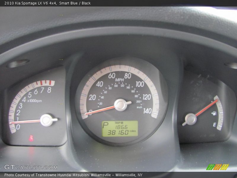 Smart Blue / Black 2010 Kia Sportage LX V6 4x4