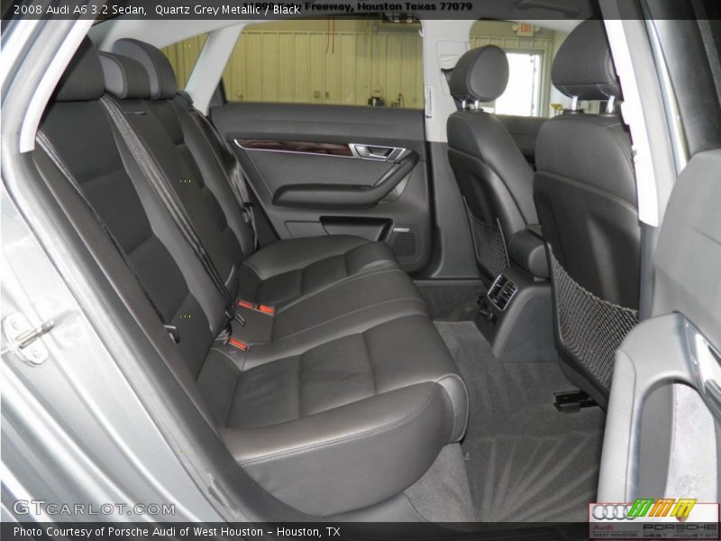Quartz Grey Metallic / Black 2008 Audi A6 3.2 Sedan