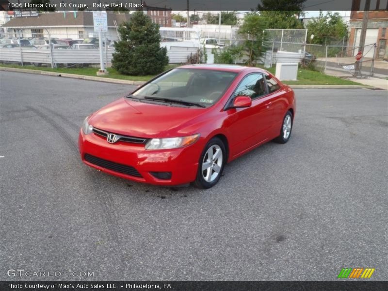 Rallye Red / Black 2006 Honda Civic EX Coupe