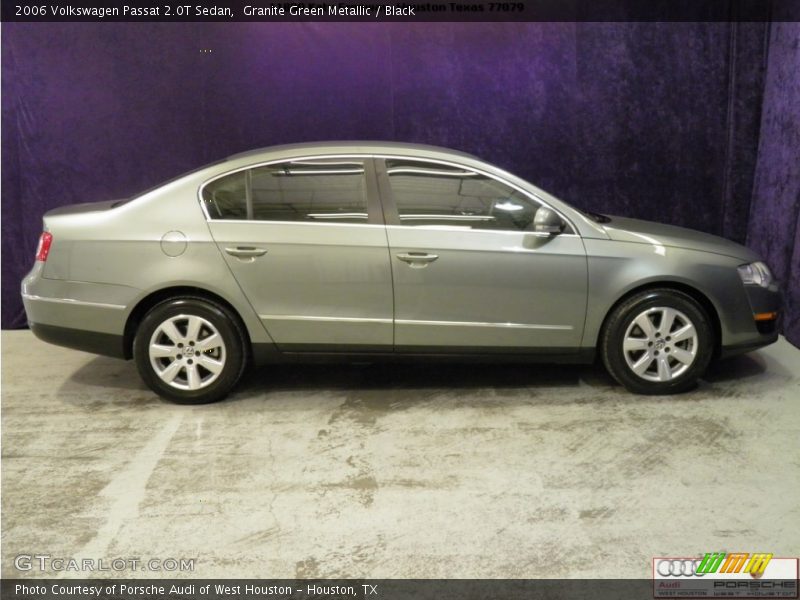 Granite Green Metallic / Black 2006 Volkswagen Passat 2.0T Sedan