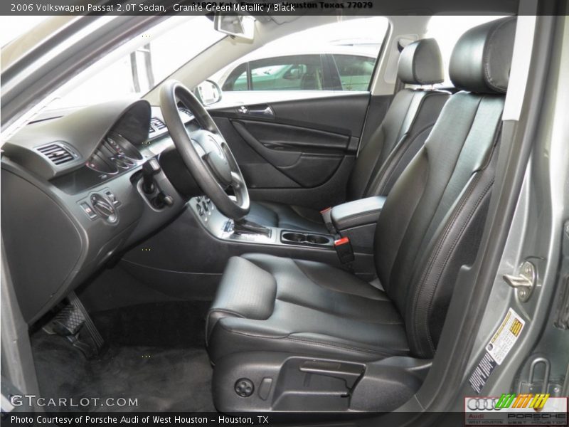 Granite Green Metallic / Black 2006 Volkswagen Passat 2.0T Sedan