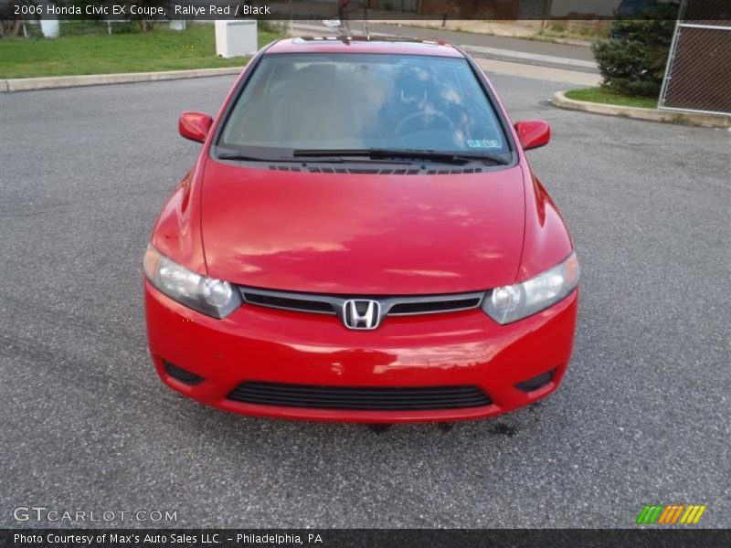 Rallye Red / Black 2006 Honda Civic EX Coupe