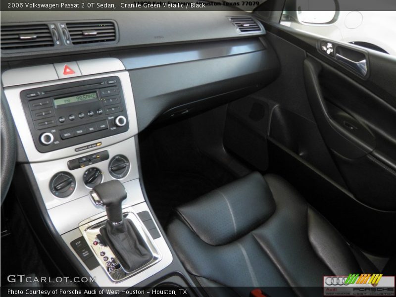Granite Green Metallic / Black 2006 Volkswagen Passat 2.0T Sedan