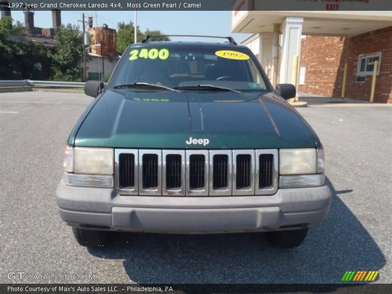 Moss Green Pearl / Camel 1997 Jeep Grand Cherokee Laredo 4x4