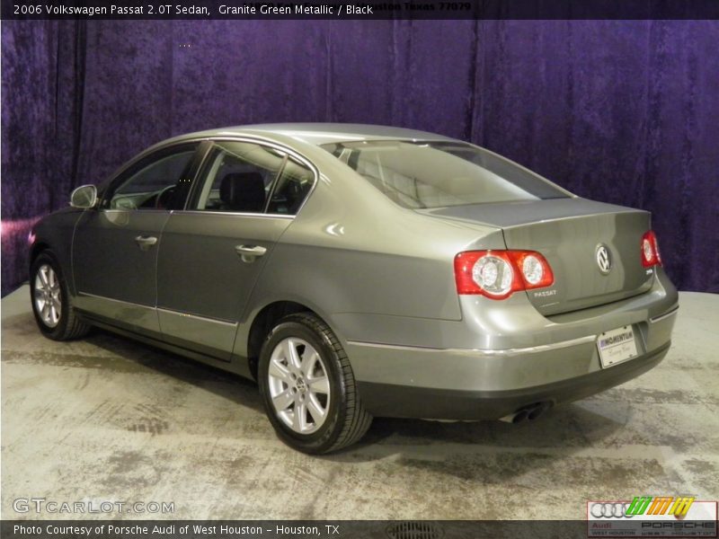 Granite Green Metallic / Black 2006 Volkswagen Passat 2.0T Sedan