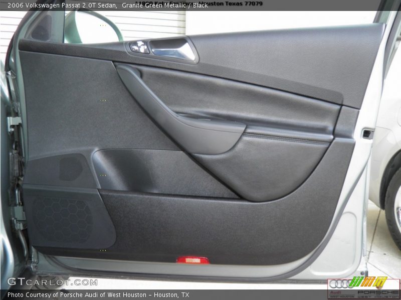 Granite Green Metallic / Black 2006 Volkswagen Passat 2.0T Sedan