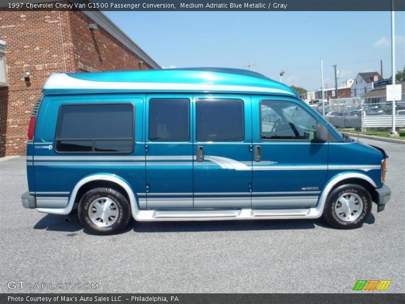  1997 Chevy Van G1500 Passenger Conversion Medium Adriatic Blue Metallic