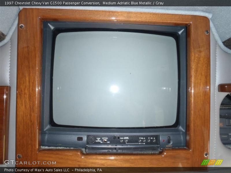 Medium Adriatic Blue Metallic / Gray 1997 Chevrolet Chevy Van G1500 Passenger Conversion